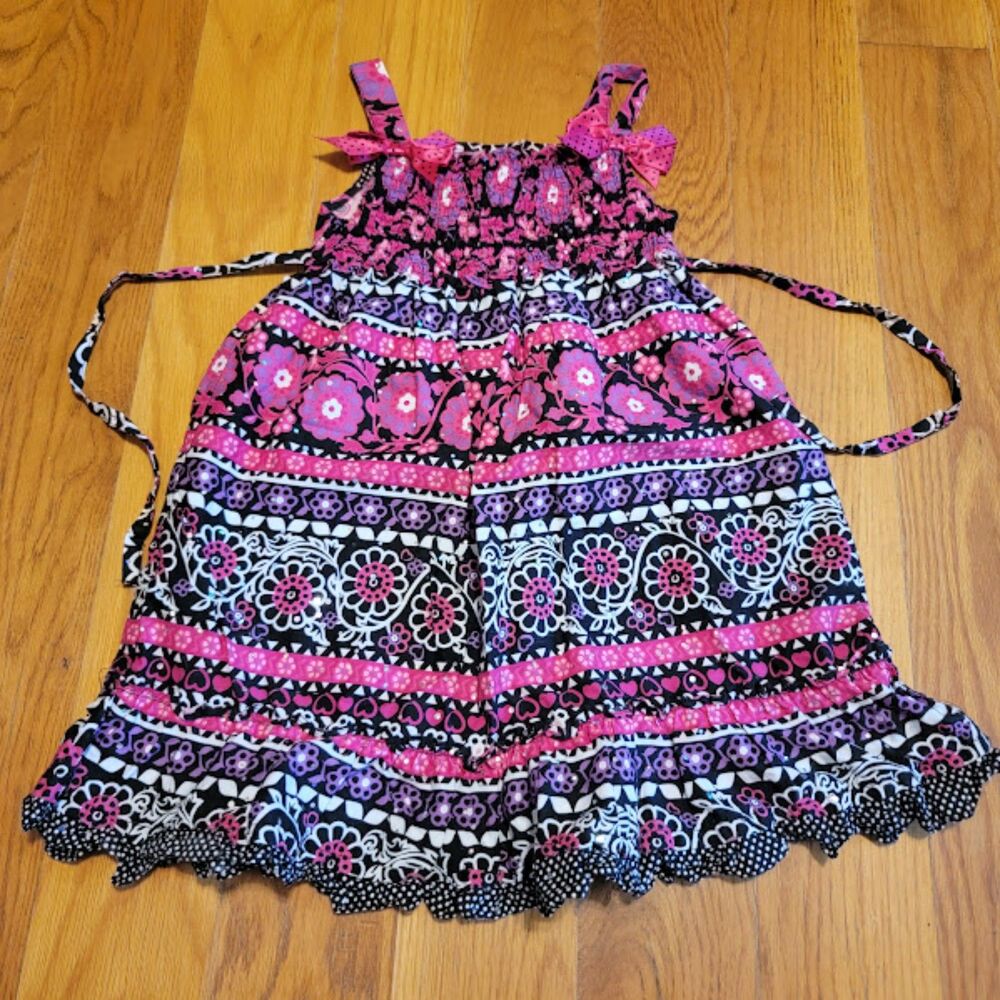 Youngland Girls Size 6 Floral Dress